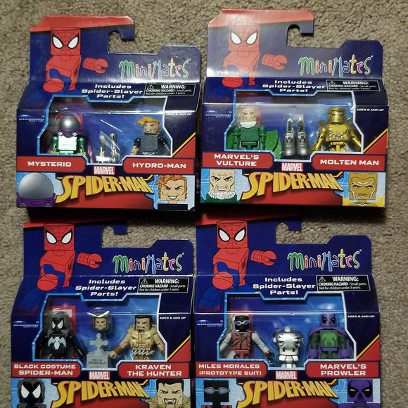 MARVEL MINIMATES WAVE 77 SET OF 4 TWO-PACKS - Picture 1 of 3